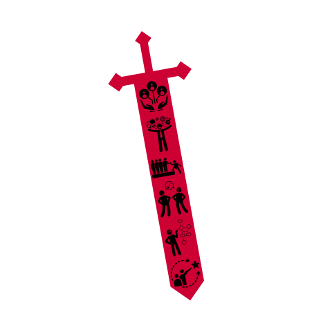 Red sword icon for KnightBook